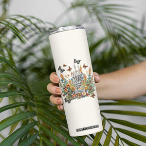 Good Energy Is Contagious Skinny Tumbler TB09 Print Your Wear