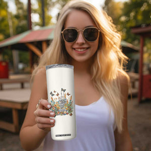 Good Energy Is Contagious Skinny Tumbler TB09 Print Your Wear