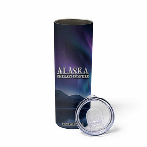 Alaska Aurora Skinny Tumbler The Last Frontier Bear Home TB09 Print Your Wear