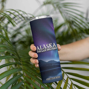 Alaska Aurora Skinny Tumbler The Last Frontier Bear Home TB09 Print Your Wear