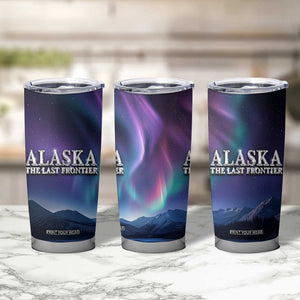 Alaska Aurora Tumbler Cup The Last Frontier Bear Home TB09 Print Your Wear