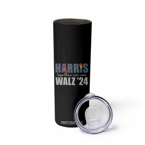 Harris Walz 2024 Skinny Tumbler Together We Can LGBT Rights Kamala Support TB09 Print Your Wear