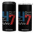 Harris Walz 2024 4 in 1 Can Cooler Tumbler Kamala Support US President 47 TB09 One Size: 16 oz Black Print Your Wear