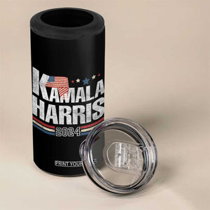 Harris 2024 4 in 1 Can Cooler Tumbler Kamala Support US President 47 TB09 Print Your Wear