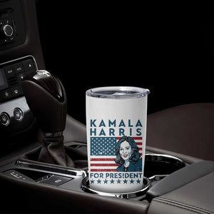 Kamala 2024 Tumbler Cup Harris For President American Flag TB09 Print Your Wear