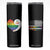 Harris Comma La Skinny Tumbler Kamala 2024 LGBT Rights Rainbow Heart TB09 Black Print Your Wear