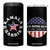 Harris 2024 4 in 1 Can Cooler Tumbler Kamala I'm With Her It's About Madam Time TB09 One Size: 16 oz Black Print Your Wear