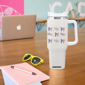 Cat Ladies For Kamala 2024 Tumbler With Handle Harris Madam President America Coquette TB09 Print Your Wear