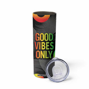 Jamaica Reggae Reggae Skinny Tumbler Good Vibe Only TB09 Print Your Wear