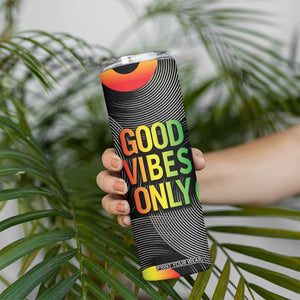 Jamaica Reggae Reggae Skinny Tumbler Good Vibe Only TB09 Print Your Wear