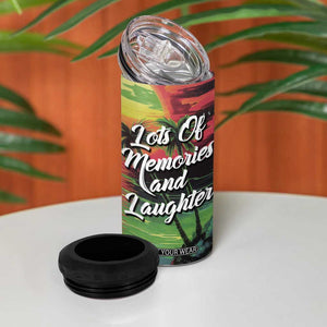 Jamaica Family Trip 2024 Souvenir 4 in 1 Can Cooler Tumbler Jamaican Beach Vacation Lots Of Memories And Laughter TB09 Print Your Wear