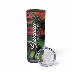 Jamaica Family Trip 2024 Souvenir Skinny Tumbler Jamaican Beach Vacation Lots Of Memories And Laughter TB09 Print Your Wear