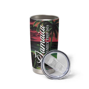 Jamaica Family Trip 2024 Souvenir Tumbler Cup Jamaican Beach Vacation Lots Of Memories And Laughter TB09 Print Your Wear