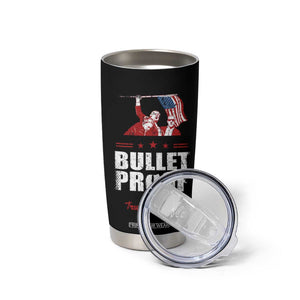 Trump 2024 Bulletproof Tumbler Cup US President 45 47 America Flag TB09 Print Your Wear