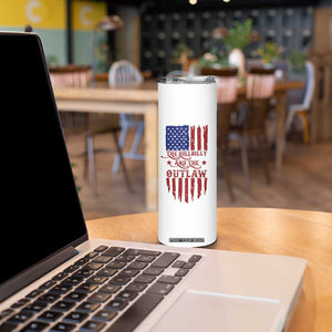 Outlaw Hillbilly 2024 Skinny Tumbler Vote For Trump Vance America Flag TB09 Print Your Wear