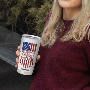 Outlaw Hillbilly 2024 Tumbler Cup Vote For Trump Vance America Flag TB09 Print Your Wear