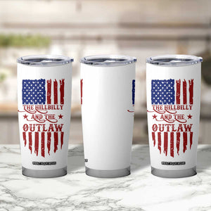 Outlaw Hillbilly 2024 Tumbler Cup Vote For Trump Vance America Flag TB09 Print Your Wear