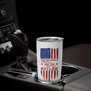 Outlaw Hillbilly 2024 Tumbler Cup Vote For Trump Vance America Flag TB09 Print Your Wear