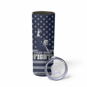 Trump 2024 Skinny Tumbler Legend Never Die Fight For America Flag TB09 Print Your Wear