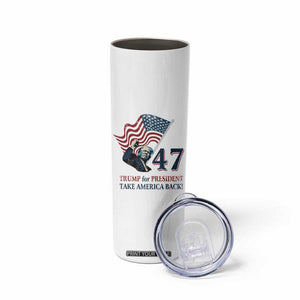 Trump 47 Skinny Tumbler Trump For President 2024 Take America Back TB09 Print Your Wear