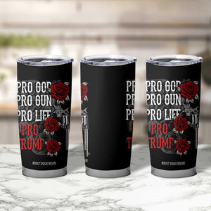 Trump Support Tumbler Cup Pro God Gun Life Pro Trump 2024 TB09 Print Your Wear