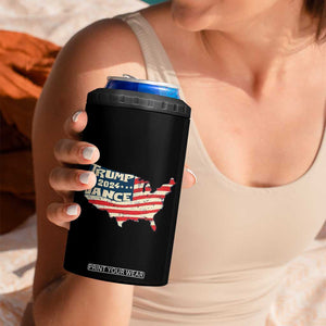 Trump Vance 2024 4 in 1 Can Cooler Tumbler Patriotic Land Of The Free Because Of The Brave TB09 Print Your Wear