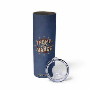 Trump Vance 2024 Skinny Tumbler Stand With Trump US President Election TB09 Print Your Wear