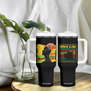 Black King Tumbler With Handle African American Man Pride Gift for Him TB09 Print Your Wear