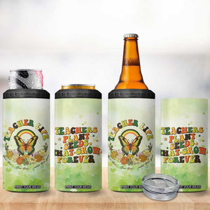 Teacher Life 4 in 1 Can Cooler Tumbler Teacher Plant Seeds That Grow Forever TB09 Print Your Wear