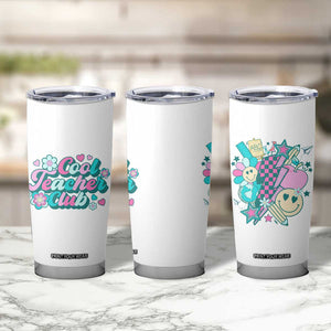 Cool Teacher Club Retro Groovy Tumbler Cup TB09 Print Your Wear