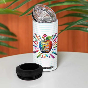 Teacher Life 4 in 1 Can Cooler Tumbler Teach Love Inspire Back To School TB09 Print Your Wear