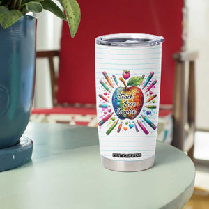 Teacher Life Tumbler Cup Teach Love Inspire Back To School TB09 Print Your Wear