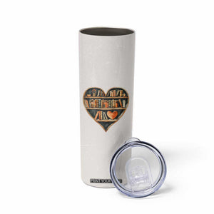 Book Lover Skinny Tumbler Just One More Chapter Vintage TB09 Print Your Wear