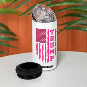 Trump Girl 4 in 1 Can Cooler Tumbler Pink Trump Take America Back Patriotic TB09 Print Your Wear