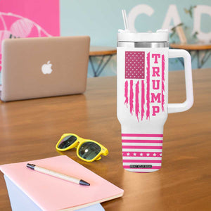 Trump Girl Tumbler With Handle Pink Trump Take America Back Patriotic TB09 Print Your Wear