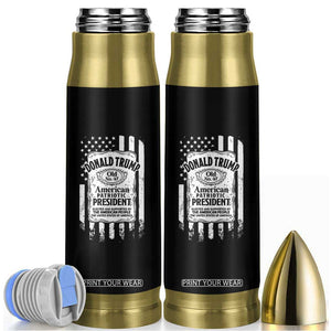 Trump 2024 Bullet Tumbler American Patriotic President 47 Whiskey Lover Patriotic TB09 Black Print Your Wear