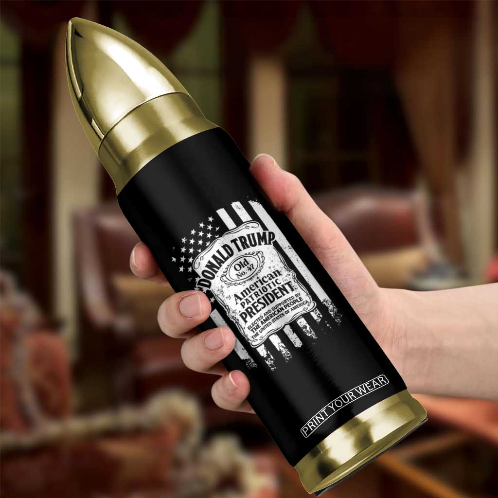 Trump 2024 Bullet Tumbler American Patriotic President 47 Whiskey Lover Patriotic TB09 Print Your Wear