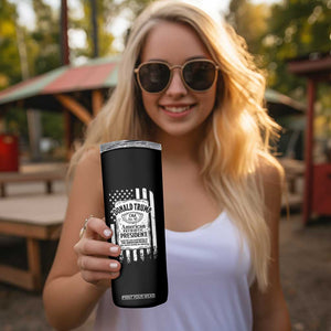 Trump 2024 Skinny Tumbler American Patriotic President 47 Whiskey Lover Patriotic TB09 Print Your Wear