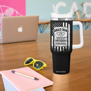 Trump 2024 Tumbler With Handle American Patriotic President 47 Whiskey Lover Patriotic TB09 Print Your Wear