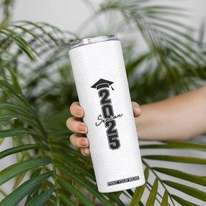 Personalized Graduation Gifts Skinny Tumbler Custom Name Seniors 2025 TB09 Print Your Wear