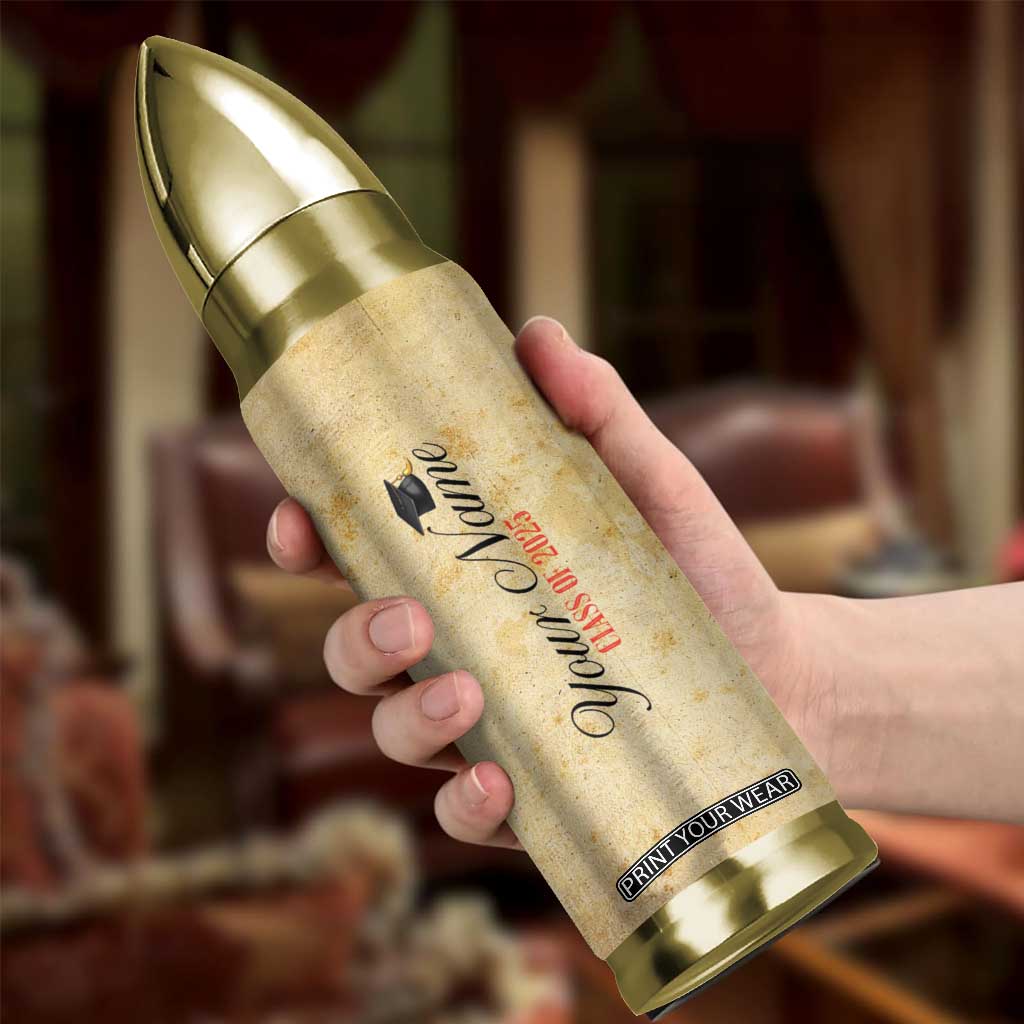 Personalized Graduation Gifts Bullet Tumbler Custom Name Congrats You Did It Class Of 2025 TB09 Print Your Wear