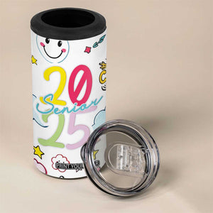 Personalized Graduation Gifts 4 in 1 Can Cooler Tumbler Custom Name Cute Seniors Class Of 2025 TB09 Print Your Wear