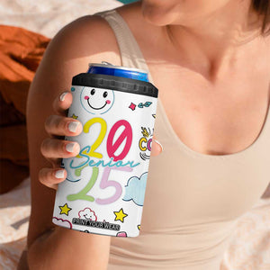 Personalized Graduation Gifts 4 in 1 Can Cooler Tumbler Custom Name Cute Seniors Class Of 2025 TB09 Print Your Wear