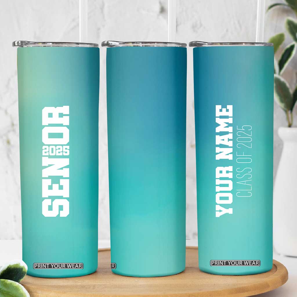 Personalized Graduation Gifts Skinny Tumbler Custom Name Seniors Class Of 2025 TB09 Print Your Wear