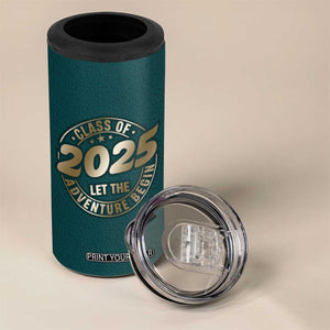 Personalized Graduation Gifts 4 in 1 Can Cooler Tumbler Custom Name Class Of 2025 Let The Adventure Begin TB09 Print Your Wear