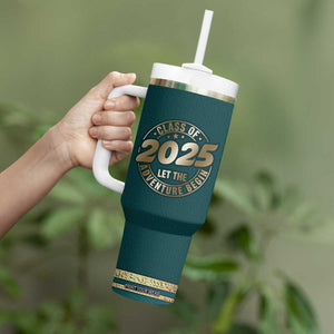 Personalized Graduation Gifts Tumbler With Handle Custom Name Class Of 2025 Let The Adventure Begin