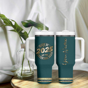 Personalized Graduation Gifts Tumbler With Handle Custom Name Class Of 2025 Let The Adventure Begin