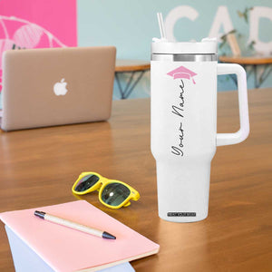 Personalized Graduation Gifts For Senior Tumbler With Handle Custom Name Class Of 2025