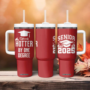 Funny Graduation Gifts Tumbler With Handle Officially Hotter By One Degree