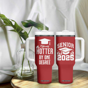 Funny Graduation Gifts Tumbler With Handle Officially Hotter By One Degree